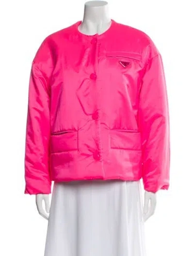Pre-owned Prada 2018 Evening Jacket In Pink