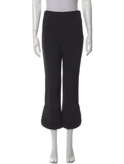 Pre-owned Prada 2018 Flared Pants In Black