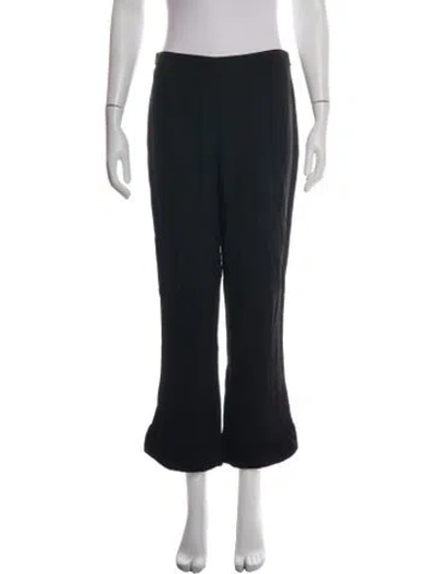 Pre-owned Prada 2018 Flared Pants In Black