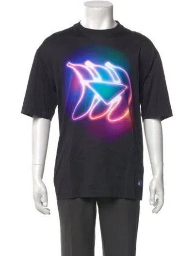 Pre-owned Prada 2018 Graphic Print T-shirt In Black