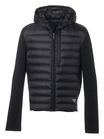Pre-owned Prada 2018 Hooded Jacket In Black