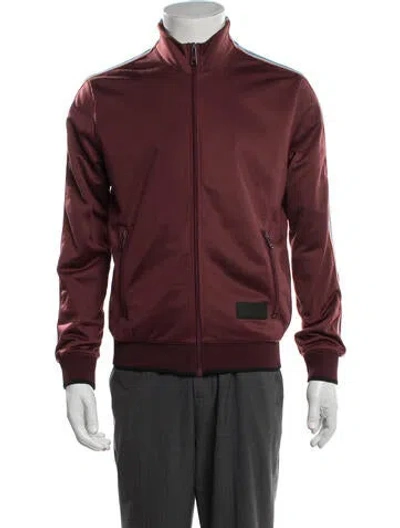 Pre-owned Prada 2018 Jacket In Burgundy