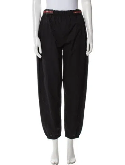 Pre-owned Prada 2018 Joggers In Black