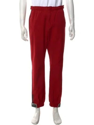 Pre-owned Prada 2018 Joggers In Red