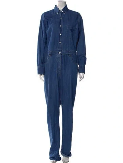 Pre-owned Prada 2018 Jumpsuit In Blue