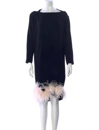 Pre-owned Prada 2018 Knee-length Dress In Black