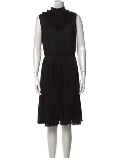Pre-owned Prada 2018 Knee-length Dress In Black