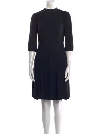 Pre-owned Prada 2018 Knee-length Dress In Black
