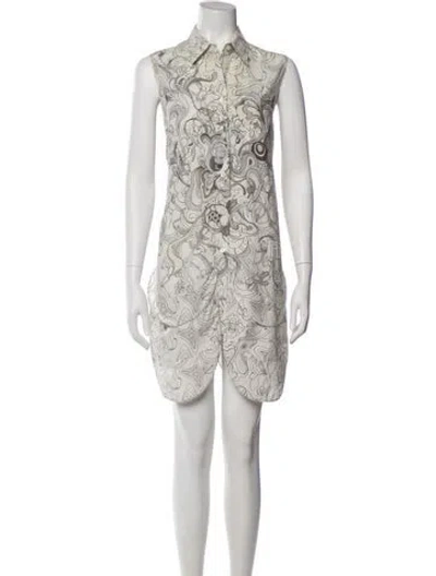 Pre-owned Prada 2018 Knee-length Dress In Neutral