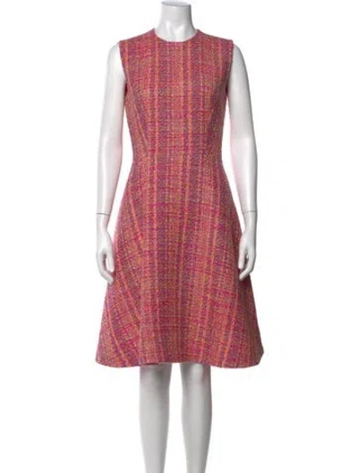 Pre-owned Prada 2018 Knee-length Dress In Pink
