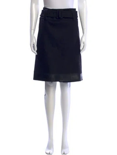 Pre-owned Prada 2018 Knee-length Skirt In Black