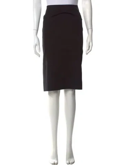 Pre-owned Prada 2018 Knee-length Skirt In Black