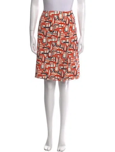 Pre-owned Prada 2018 Knee-length Skirt In Multi