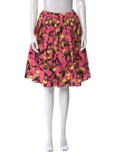 Pre-owned Prada 2018 Knee-length Skirt In Pink