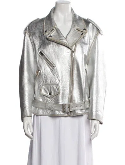 Pre-owned Prada 2018 Lambskin Biker Jacket