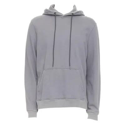 Pre-owned Prada 2018 Line Rossa Grey Cotton Red Sports Logo Hoodie L