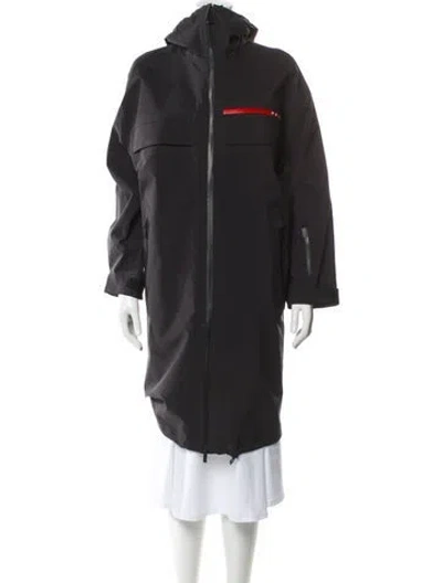 Pre-owned Prada 2018 Linea Rossa Gore-tex Pro Coat In Black