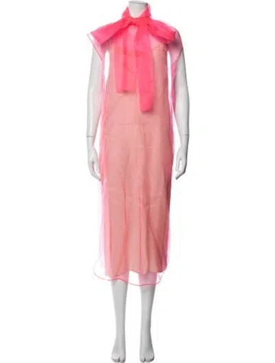 Pre-owned Prada 2018 Long Dress In Multi