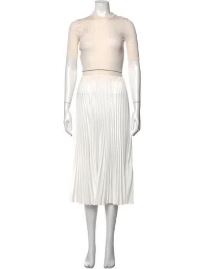 Pre-owned Prada 2018 Long Dress In Neutrals