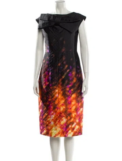 Pre-owned Prada 2018 Midi Length Dress In Multi