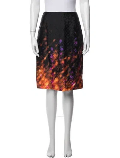 Pre-owned Prada 2018 Midi Length Skirt In Gray