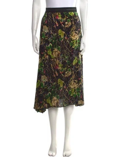 Pre-owned Prada 2018 Midi Length Skirt In Multi
