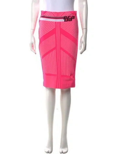 Pre-owned Prada 2018 Midi Length Skirt In Pink
