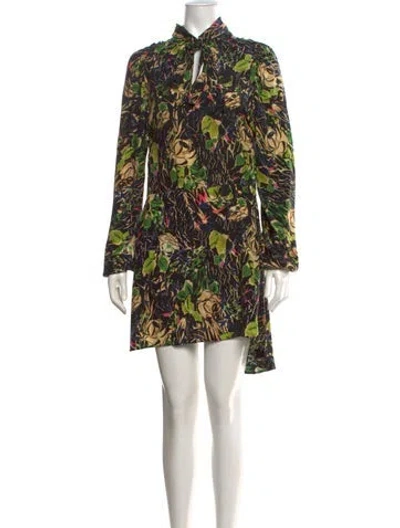 Pre-owned Prada 2018 Mini Dress In Black