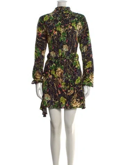 Pre-owned Prada 2018 Mini Dress In Black