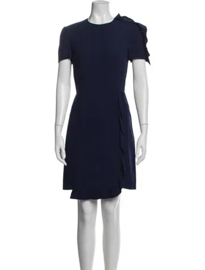 Pre-owned Prada 2018 Mini Dress In Blue