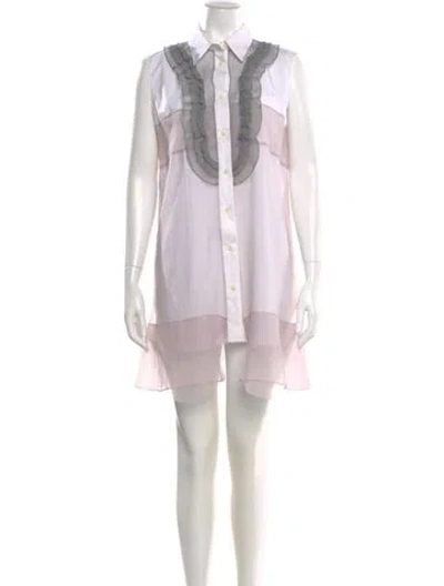 Pre-owned Prada 2018 Mini Dress In Multi