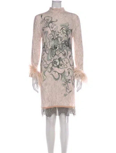 Pre-owned Prada 2018 Mini Dress In Pink