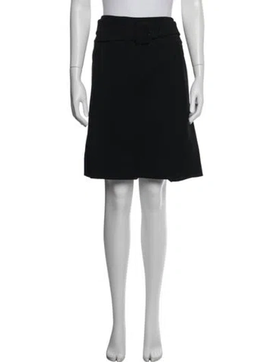 Pre-owned Prada 2018 Mini Skirt In Black