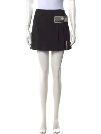 Pre-owned Prada 2018 Mini Skirt In Black