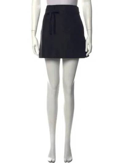 Pre-owned Prada 2018 Mini Skirt In Black