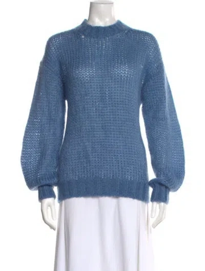 Pre-owned Prada 2018 Mohair Sweater In Blue