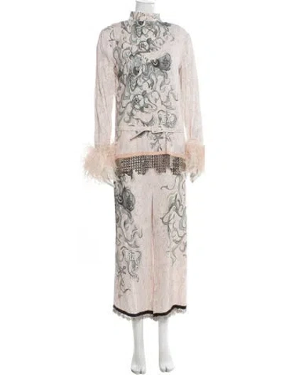 Pre-owned Prada 2018 Printed Pantsuit In Multi