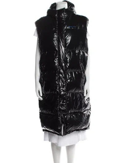 Pre-owned Prada 2018 Puffer Vest In Black