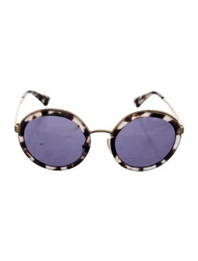 Pre-owned Prada 2018 Round Sunglasses In Neutral