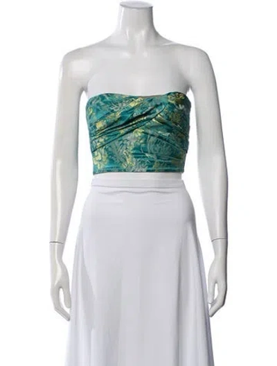 Pre-owned Prada 2018 Silk Crop Top
