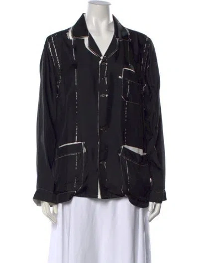 Pre-owned Prada 2018 Silk Pajamas In Black