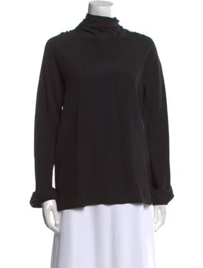 Pre-owned Prada 2018 Silk Sweatshirt In Black