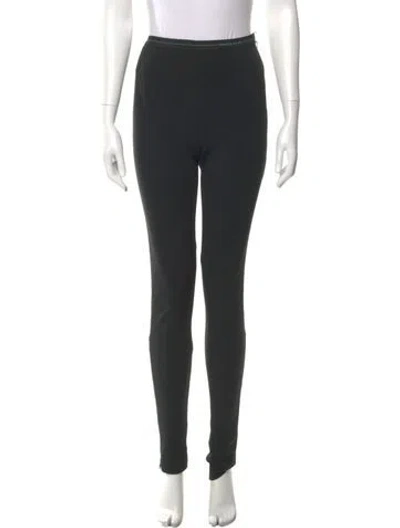 Pre-owned Prada 2018 Skinny Leg Pants In Black