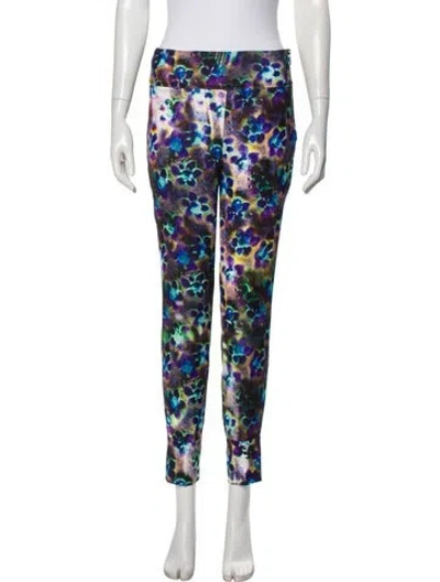 Pre-owned Prada 2018 Skinny Leg Pants In Blue