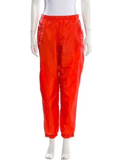 Pre-owned Prada 2018 Skinny Leg Pants In Orange