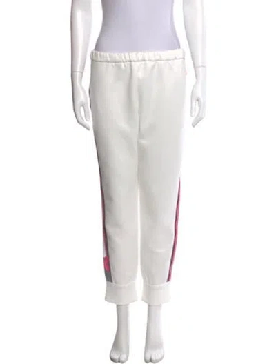 Pre-owned Prada 2018 Skinny Leg Pants In White