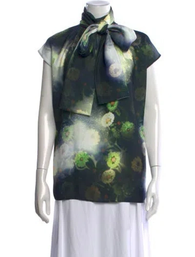 Pre-owned Prada 2018 Special Edition Top In Green
