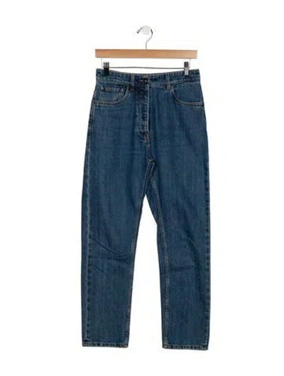 Pre-owned Prada 2018 Straight Leg Jeans In Blue