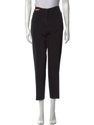 Pre-owned Prada 2018 Straight Leg Pants In Black