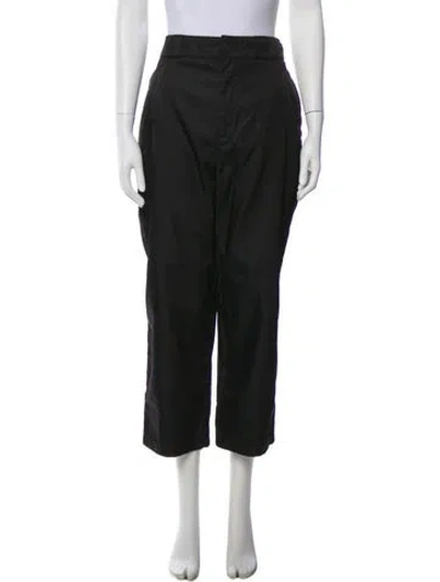 Pre-owned Prada 2018 Straight Leg Pants In Black